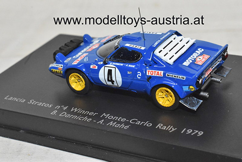 Lancia Stratos 1979 Rally Monte Carlo Sieger DARNICHE / MAHE 1:87 H0
