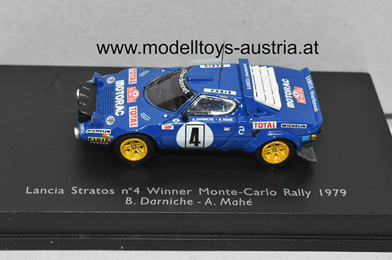 Lancia Stratos 1979 Rally Monte Carlo Sieger DARNICHE / MAHE 1:87 H0