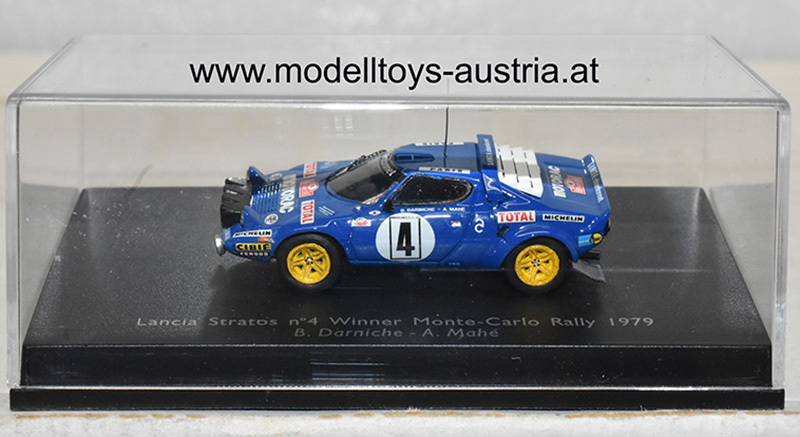 Lancia Stratos 1979 Rally Monte Carlo Sieger DARNICHE / MAHE 1:87 H0