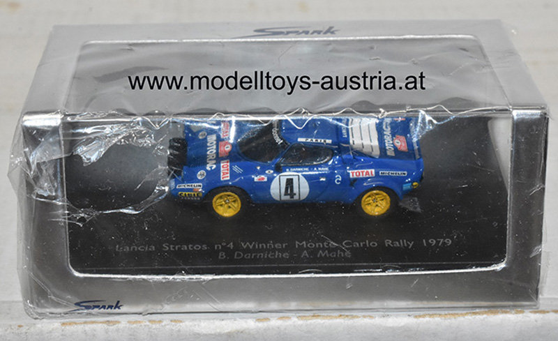 Lancia Stratos 1979 Rally Monte Carlo Sieger DARNICHE / MAHE 1:87 H0