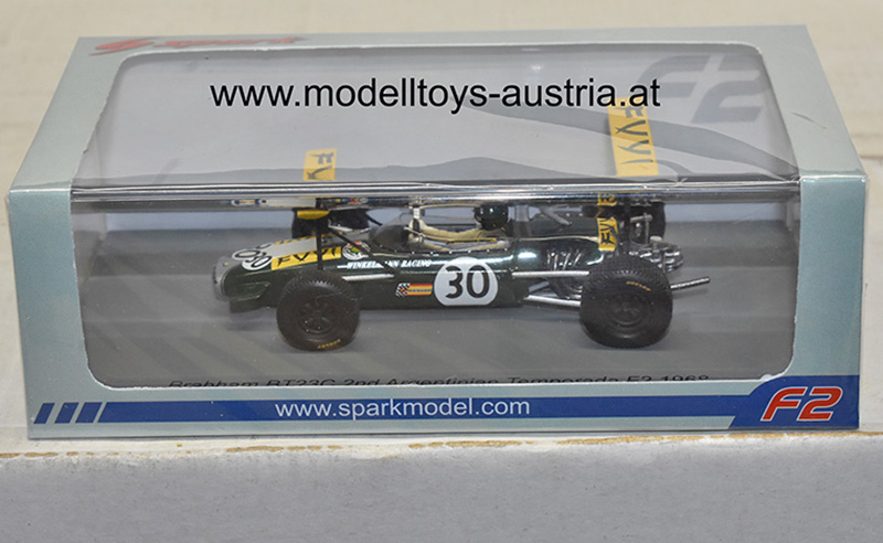 Brabham BT23C Ford 1968 F2 Jochen RINDT 2nd Argentinian Temporada 1:43