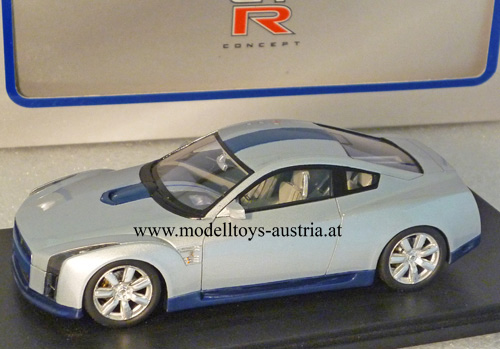 Nissan Skyline R35 GT-R 2001 CONCEPT Car Tokyo silber 1:43
