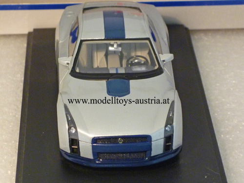Nissan Skyline R35 GT-R 2001 CONCEPT Car Tokyo silber 1:43