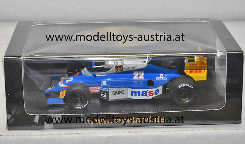 Osella FA1H Alfa Romeo Turbo 1986 Christian DANNER Belgien GP Spa 1:43