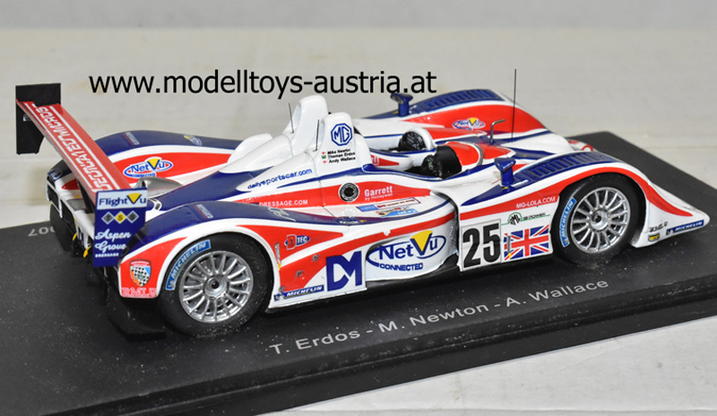 MG Lola EX264 AER 2007 Le Mans Mike Newton / Thomas Erdos / Andy Wallace 1:43