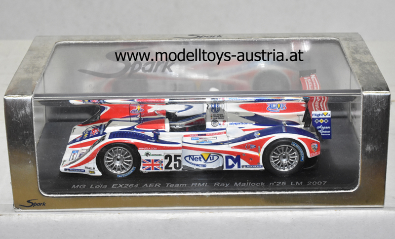 MG Lola EX264 AER 2007 Le Mans Mike Newton / Thomas Erdos / Andy Wallace 1:43