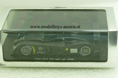 Audi R10 TDI 2006 TESTAUTO schwarz 1:43