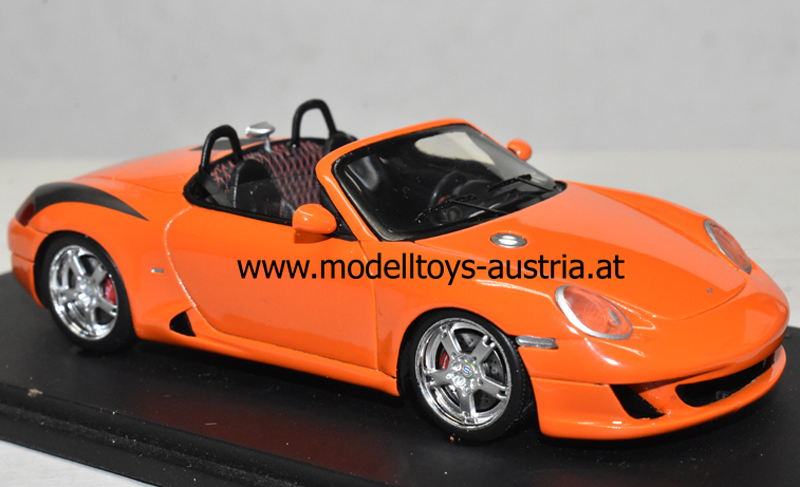 Porsche Boxster RUF RK Spyder 2006 orange 1:43