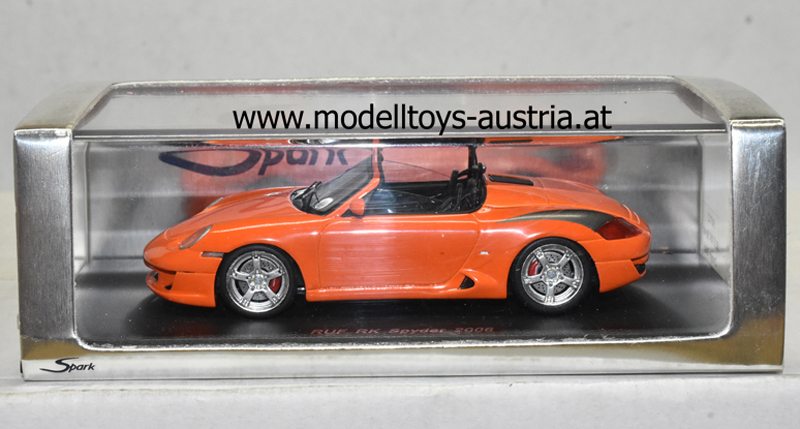 Porsche Boxster RUF RK Spyder 2006 orange 1:43