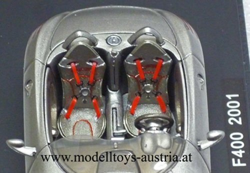 Mercedes Benz F 400 Prototype Concept Car 2001 silber 1:43 Spark