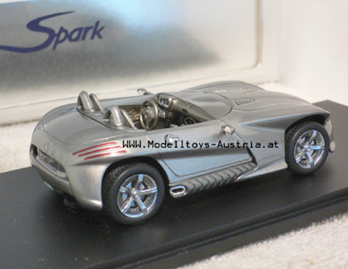 Mercedes Benz F 400 Prototype Concept Car 2001 silber 1:43 Spark