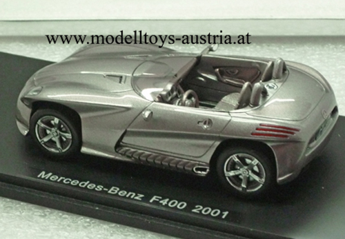 Mercedes Benz F 400 Prototype Concept Car 2001 silber 1:43 Spark