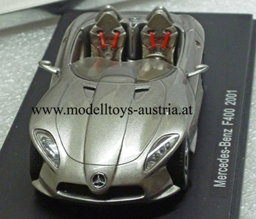Mercedes Benz F 400 Prototype Concept Car 2001 silber 1:43 Spark