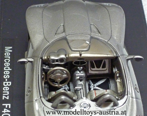 Mercedes Benz F 400 Prototype Concept Car 2001 silber 1:43 Spark