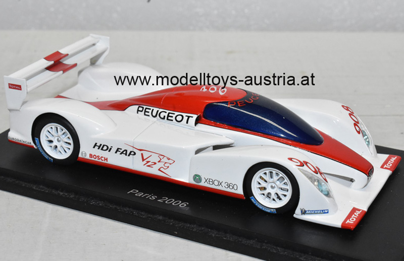 Peugeot 908 Concept Car Autosaloon PARIS 2006 1:43