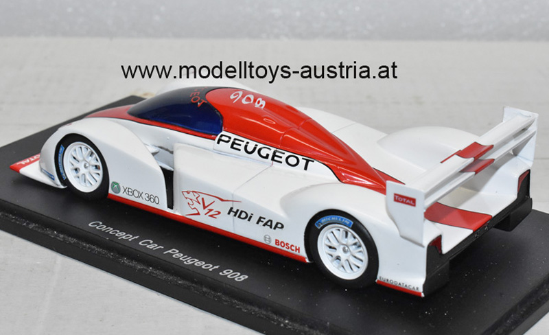 Peugeot 908 Concept Car Autosaloon PARIS 2006 1:43