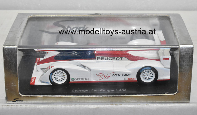 Peugeot 908 Concept Car Autosaloon PARIS 2006 1:43
