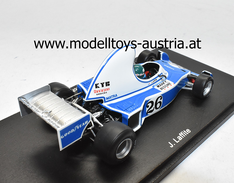 Ligier JS5 Matra 1976 Jacques LAFFITE USA GP Long Beach 1:43 Spark
