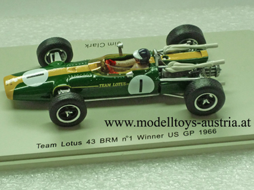 Lotus 43 BRM 1966 Sieger USA GP Watkins Glen Jim CLARK 1:43