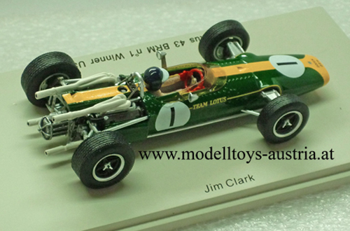 Lotus 43 BRM 1966 Sieger USA GP Watkins Glen Jim CLARK 1:43