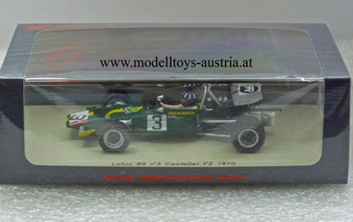 Lotus 69 Ford F2 1970 Le Castellet Graham HILL 1:43