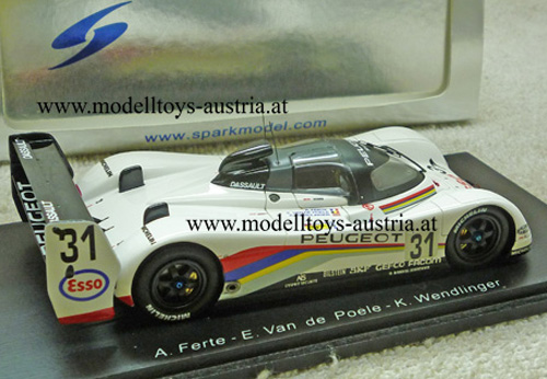 Peugeot 905 EVO 1992 Le Mans WENDLINGER / FERTE / de POELE 1:43