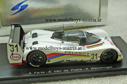 Peugeot 905 EVO 1992 Le Mans WENDLINGER / FERTE / de POELE 1:43