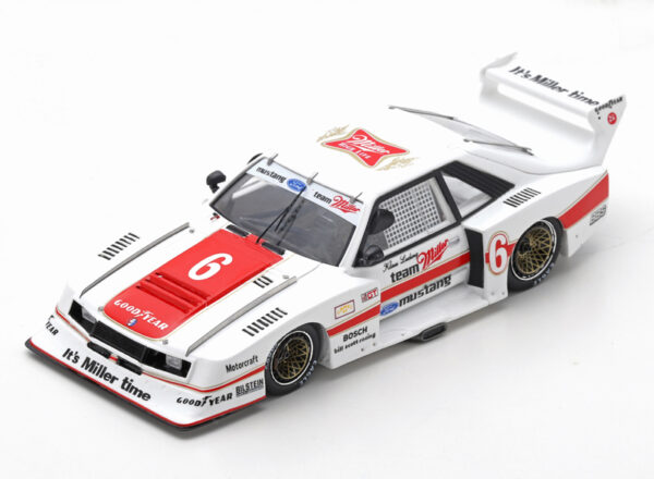 Ford Mustang Turbo Zakspeed 1981 IMSA Sieger Laguna Seca Klaus LUDWIG 1:43