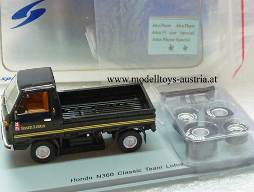 Honda N360 Pick-up 1978 Team LOTUS schwarz JPS 1:43