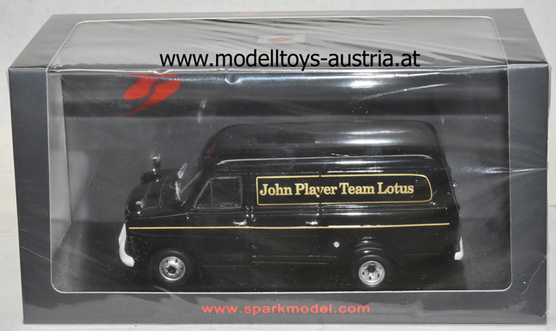 Ford Transit 1973 Team LOTUS JPS John Player Team Lotus schwarz / gold 1:43