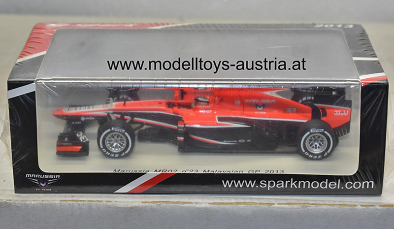 Marussia MR02 Cosworth 2013 Malaysien GP Max CHILTON 1:43