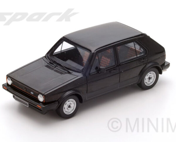 VW Golf I Golf 1 GTI 4-türig 1976 schwarz 1:43