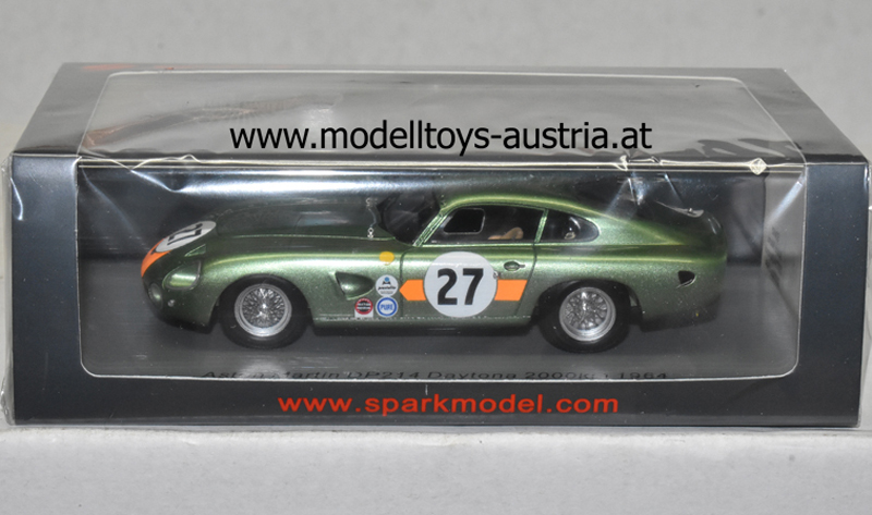 Aston Martin DP214 1964 Daytona 2000 km Rennen B. Hetreed / C. Kerrison 1:43