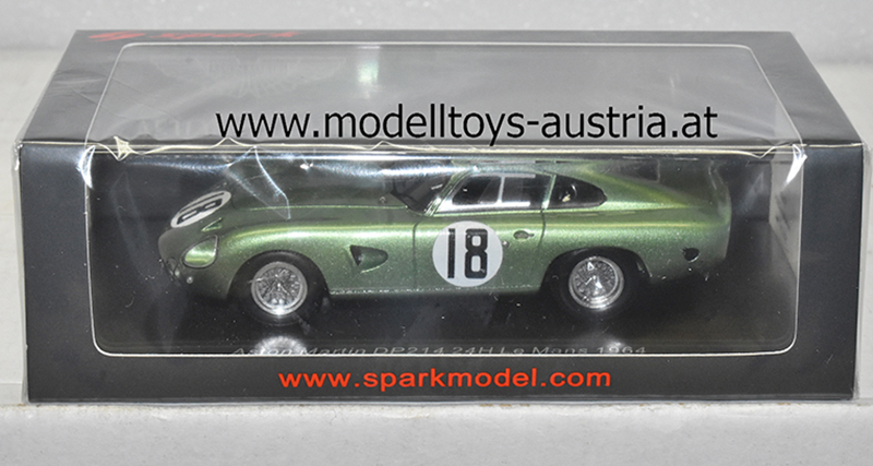 Aston Martin DP214 1964 Le Mans M. Salmon / P. Sutcliffe 1:43