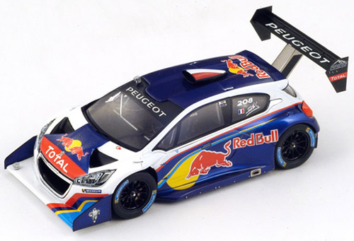 Peugeot 208 T16 2013 Pikes Peak Sieger Red Bull LOEB 1:43 Spark