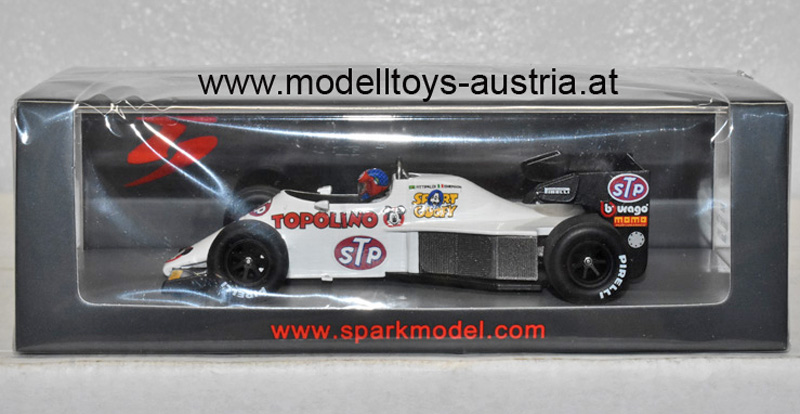 Spirit 101 Hart 1984 Emerson Fittipaldi Test Brasillien 1:43