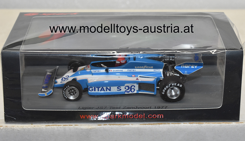 Ligier JS7 Matra 1977 Niki LAUDA F1 Test Zandvoort 1:43