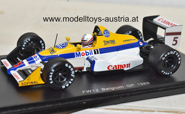 Williams FW12 Judd 1988 Martin BRUNDLE Belgien GP Spa Francorchamps 1:43