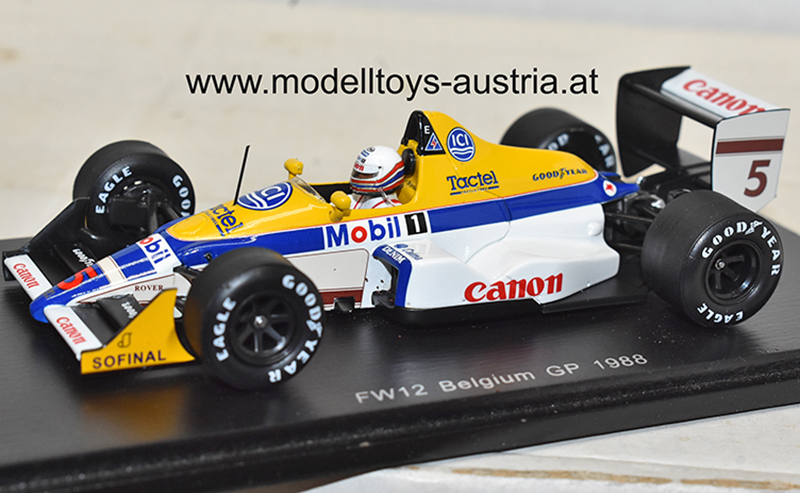 Williams FW12 Judd 1988 Martin BRUNDLE Belgien GP Spa Francorchamps 1:43