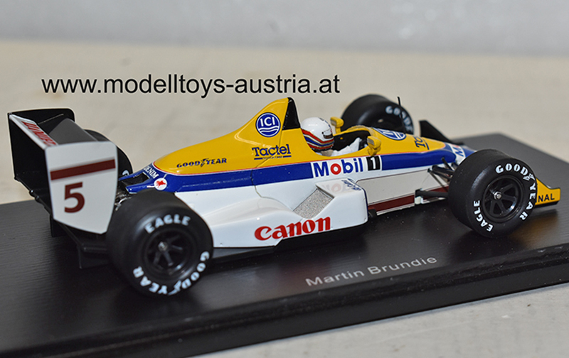 Williams FW12 Judd 1988 Martin BRUNDLE Belgien GP Spa Francorchamps 1:43