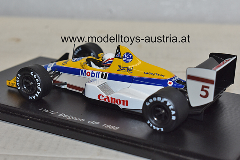 Williams FW12 Judd 1988 Martin BRUNDLE Belgien GP Spa Francorchamps 1:43