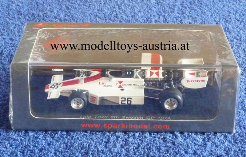 Lola T370 Ford 1974 Schweden GP Graham HILL 1:43