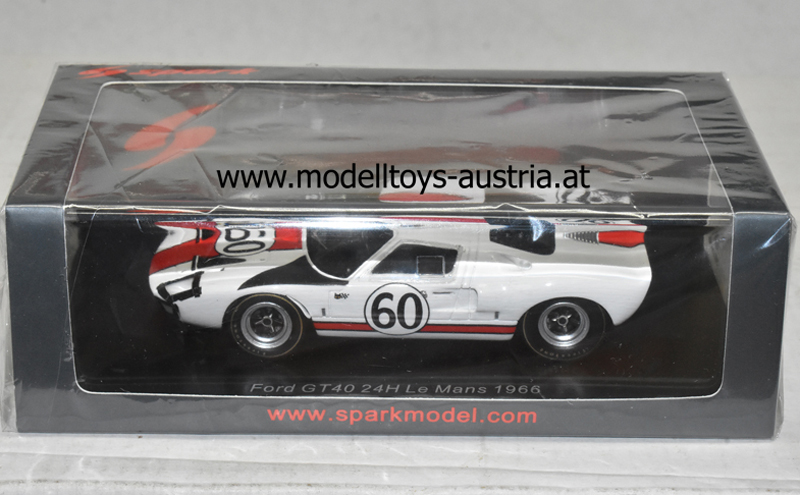 Ford GT40 1966 Le Mans Peter REVSON / Skip SCOTT 1:43