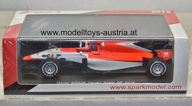 Marussia MR03B Manor Ferrari 2015 Will STEVENS 1:43