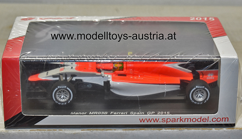 Marussia MR03B Manor Ferrari 2015 Roberto MERHI 1:43