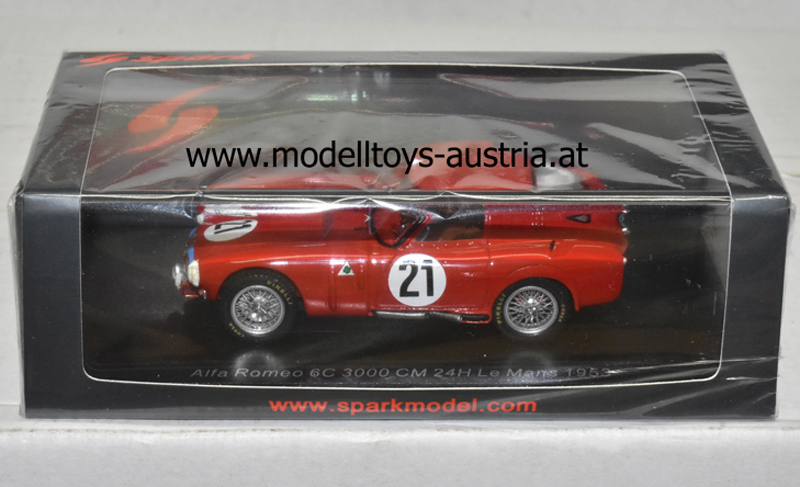 Alfa Romeo 6C 3000 CM 1953 Le Mans C. Sanesi / P. Carini 1:43