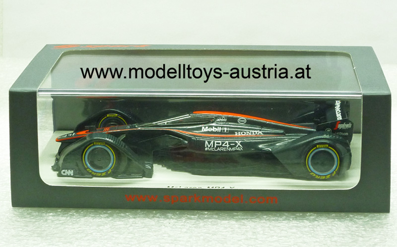 McLaren MP4-X Honda 2015 Konzeptstudie Vision der Formel 1 Zukunft 1:43
