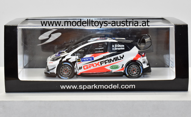 Toyota Yaris WRC 2017 Presentation VIP Rally Finland M. GRÖNHOLM / A. KARPPANEN 1:43
