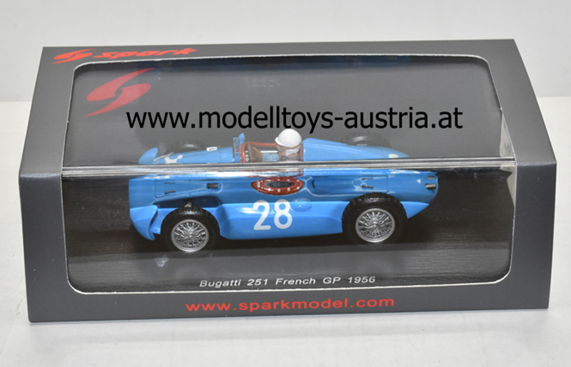 Bugatti T251 1956 Maurice TRINTIGNANT Frankreich GP 1:43
