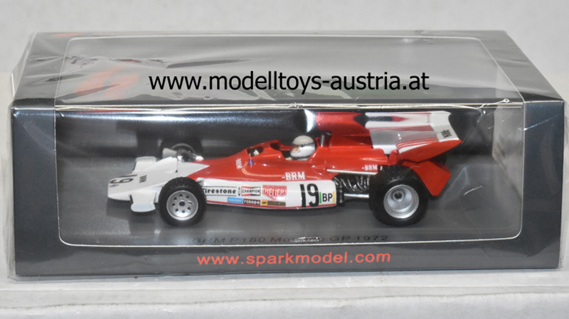 BRM P180 BRM 1972 Howden GANLEY Monaco GP Monte Carlo 1:43